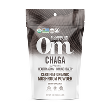 Load image into Gallery viewer, OM Mushroom Chaga Organic Mushroom Powder
