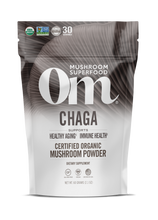 Load image into Gallery viewer, OM Mushroom Chaga Organic Mushroom Powder