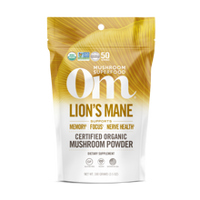 Load image into Gallery viewer, OM Mushroom Lion’s Mane Organic Mushroom Powder