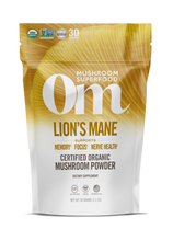 Load image into Gallery viewer, OM Mushroom Lion’s Mane Organic Mushroom Powder