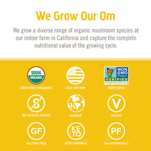Load image into Gallery viewer, OM Mushroom Lion’s Mane Organic Mushroom Powder