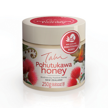 Load image into Gallery viewer, TAHI Pohutukawa Honey, 250gr, Sustainable, 100% natural, Biodiversity-Positive New Zealand honey.
