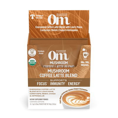 OM Mushroom Coffee Latte Blend