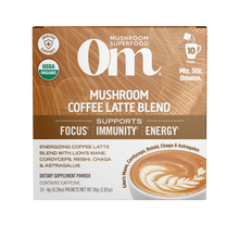 Load image into Gallery viewer, OM Mushroom Coffee Latte Blend