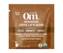 Load image into Gallery viewer, OM Mushroom Coffee Latte Blend