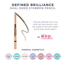 Load image into Gallery viewer, Pretty Vulgar - DEFINED BRILLIANCE DUAL SIDED EYEBROW PENCIL