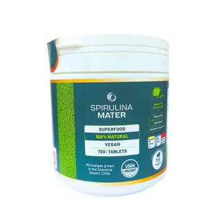 Spirulina MAXIMA - 720 Tablets Jar - Ultimate Nutritional Supplement for Health and Wellness