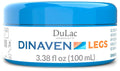 Dulac, Dinaven Legs Gel Cream, Cooling & Refreshing, with Diosmin & Menthol, Horse Chestnut Extract, Butcher's Broom & Red Vine, Fast-Absorbing, Non-Greasy, Daily Leg Care, 3.38 fl oz, Made in Italy