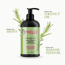 Load image into Gallery viewer, MIELLE Rosemary Mint Strengthening Leave-In Conditioner