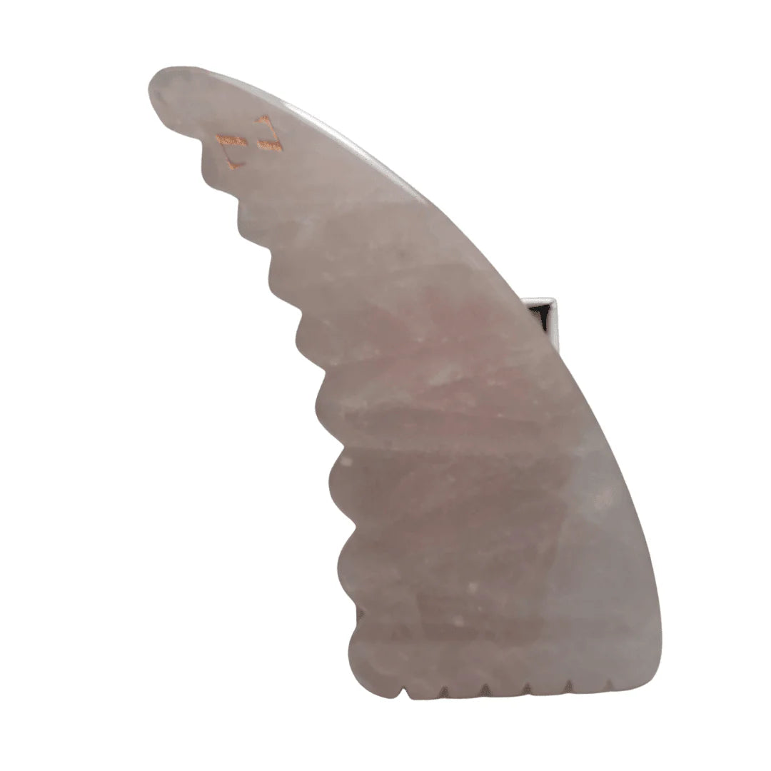ROSE QUARTZ BODY/FACE GUA SHA MASSAGE TOOL