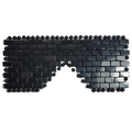 Obsidian Gemstone Eye Mask - Handmade