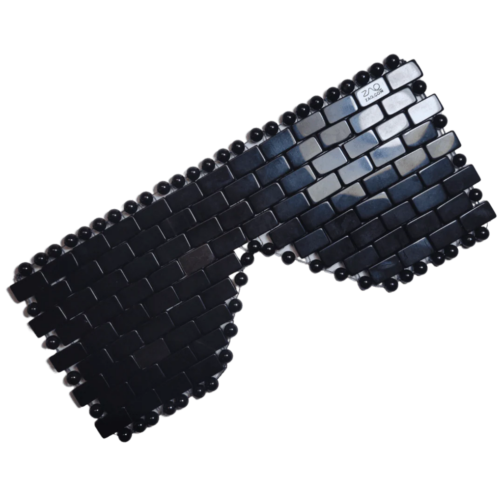 Obsidian Gemstone Eye Mask - Handmade
