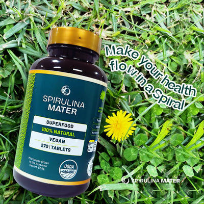 Spirulina MAXIMA - 270 Tablets Bottle - Premium Nutritional Supplement for Health and Vitality