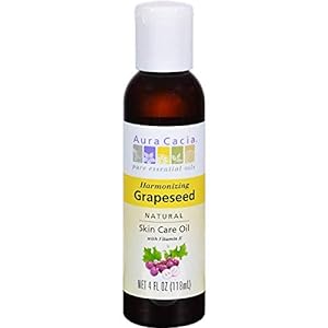 Aura Cacia Grapeseed Oil With Vitamin E (16 oz)