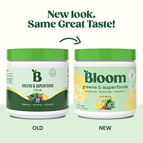 Bloom Organic Super Greens Powder Juice & Smoothie Mix