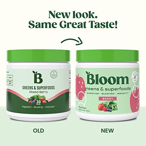 Bloom Organic Super Greens Powder Juice & Smoothie Mix