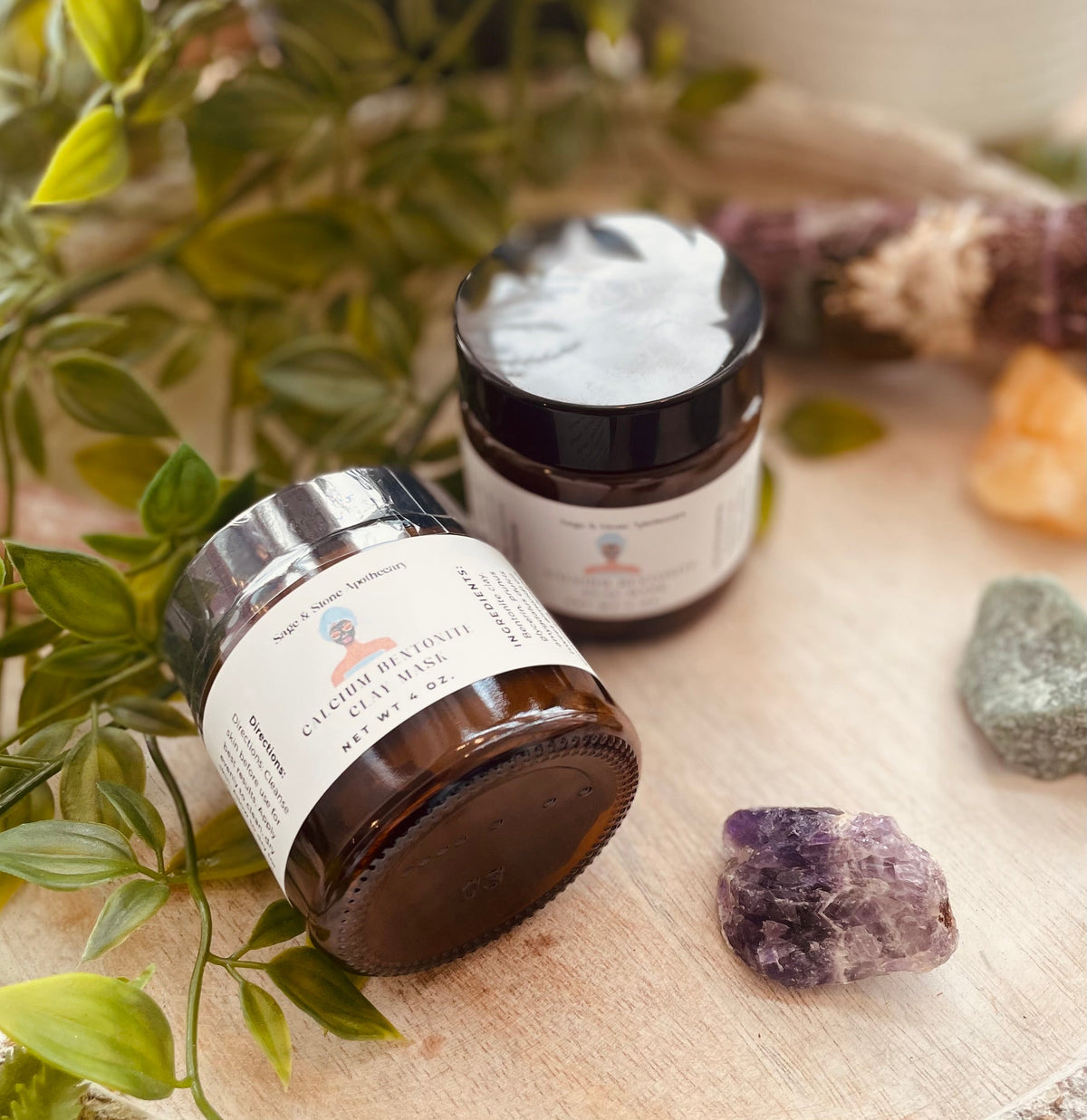 Sage & Stone Apothecary - Calcium Bentonite Clay Mask