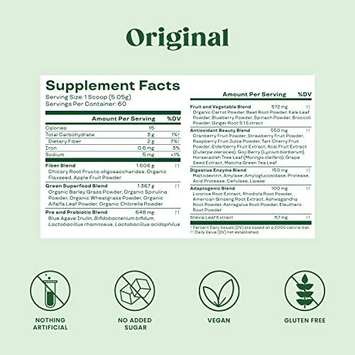 Bloom Organic Super Greens Powder Juice & Smoothie Mix