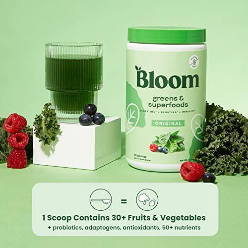 Bloom Organic Super Greens Powder Juice & Smoothie Mix