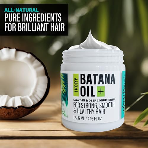 Hotana Ivory Batana Oil Leave-In & Deep Conditioning Hair Mask 4 oz