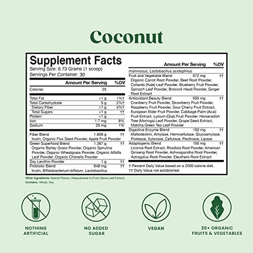 Bloom Organic Super Greens Powder Juice & Smoothie Mix