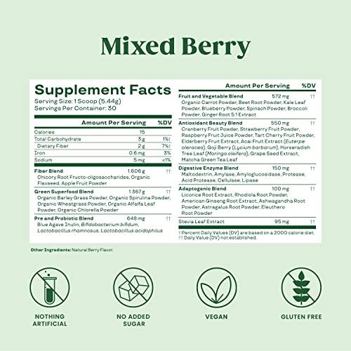 Bloom Organic Super Greens Powder Juice & Smoothie Mix