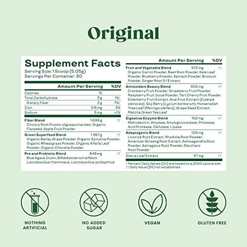 Bloom Organic Super Greens Powder Juice & Smoothie Mix