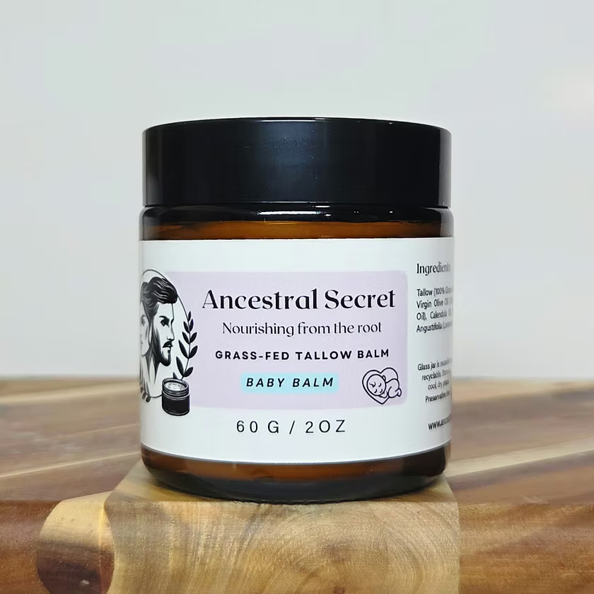 Ancestral Secret - Baby Tallow Balm 2 oz / 0.55 Oz