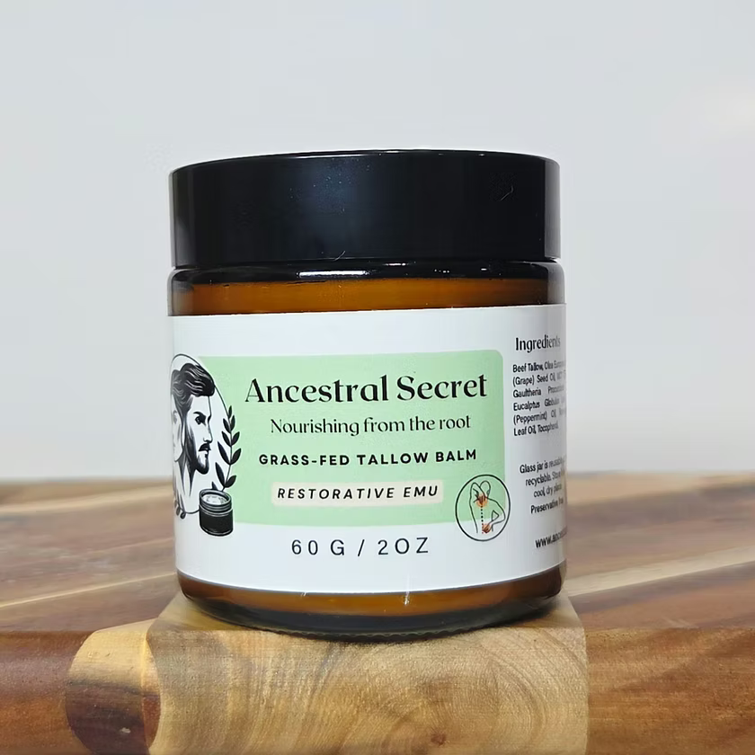 Ancestral Secret - Restorative Tallow Balm 2 oz / 0.55 Oz