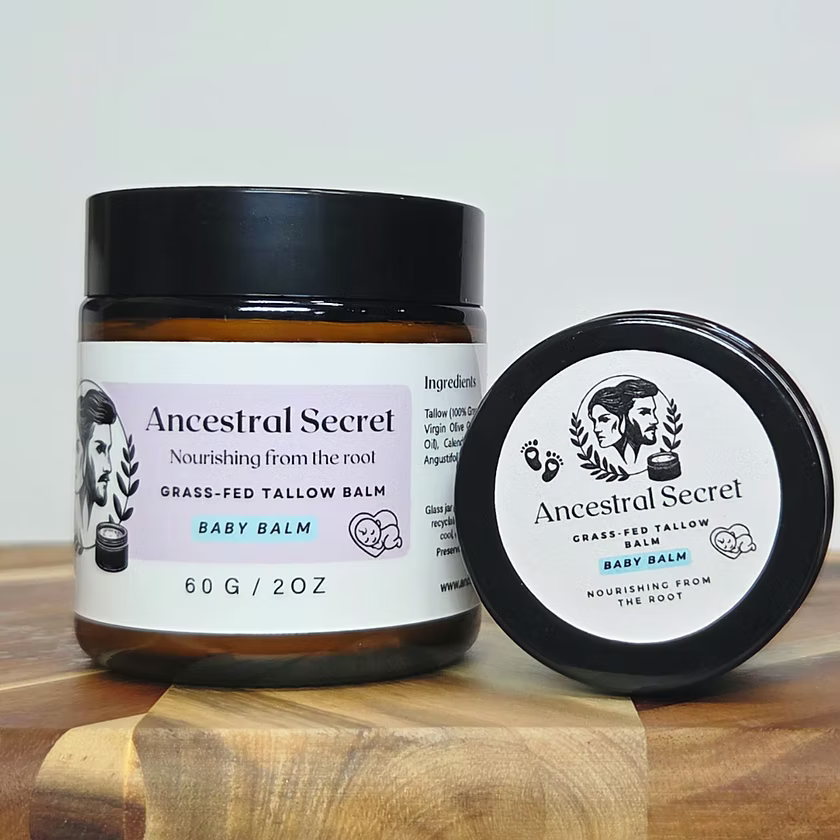 Ancestral Secret - Baby Tallow Balm 2 oz / 0.55 Oz