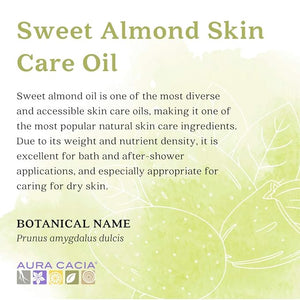 Aura Cacia Sweet Almond Oil (4 oz)