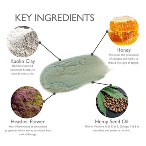 RHUG WILD BEAUTY  - Replenishing Mask with Rhug Honey | Hydrating Face Treatment | 50ml | Made in the UK