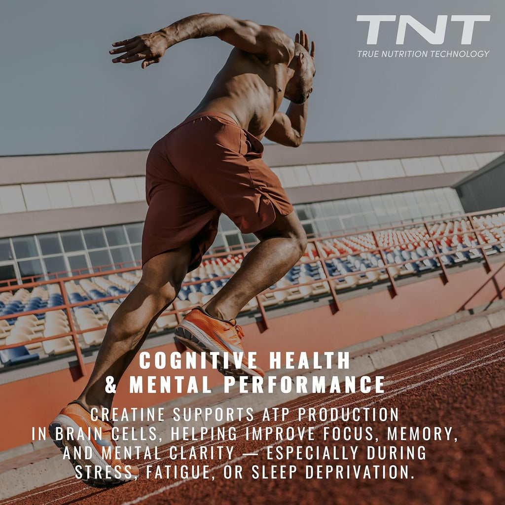 TNT Creapure® Creatine Monohydrate Powder (100 Servings) -  Made in Germany - 5g per Serving - Supports Strength, Endurance & Cognitive Energy* - Micronized, Vegan, 99.99% Pure