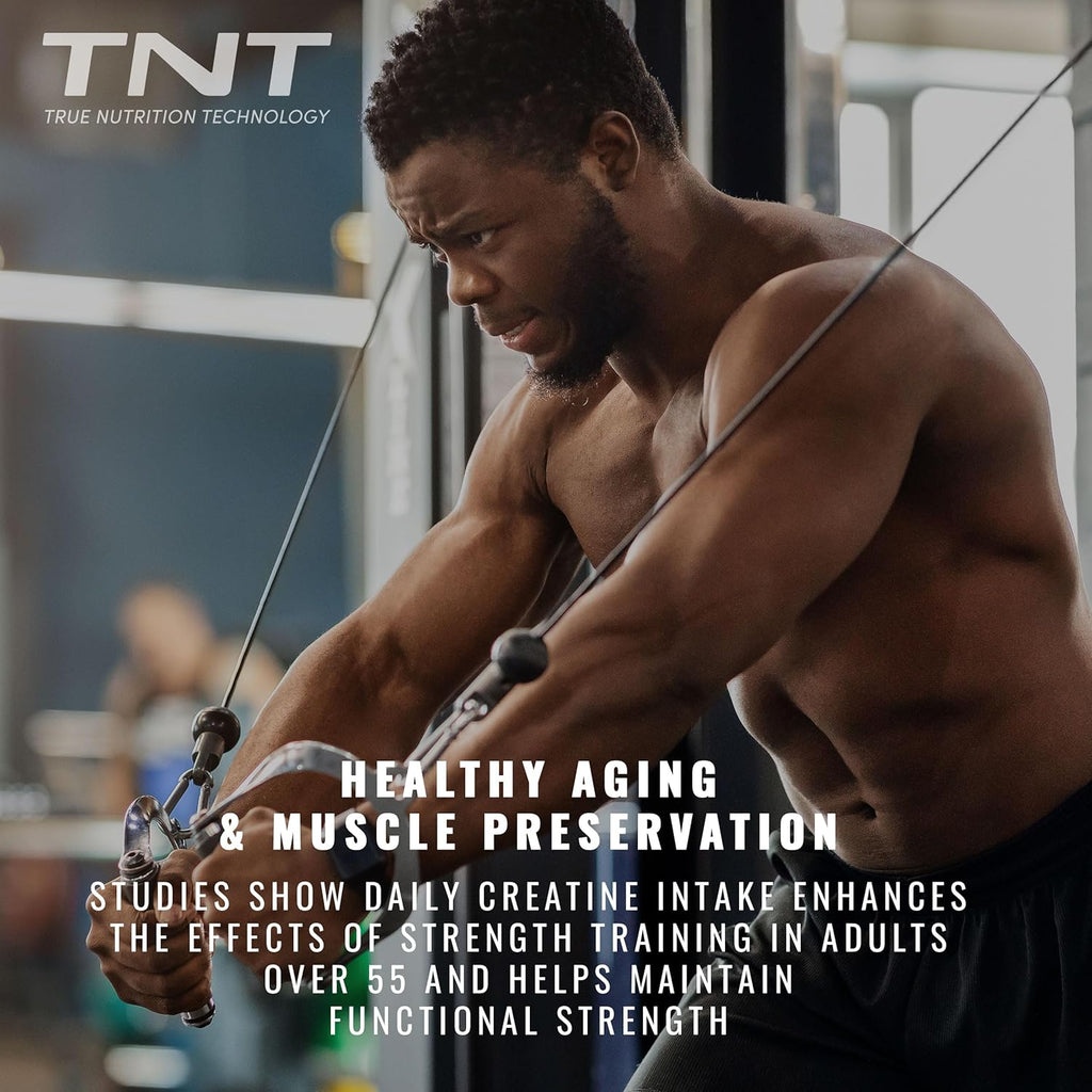 TNT Creapure® Creatine Monohydrate Powder (100 Servings) -  Made in Germany - 5g per Serving - Supports Strength, Endurance & Cognitive Energy* - Micronized, Vegan, 99.99% Pure