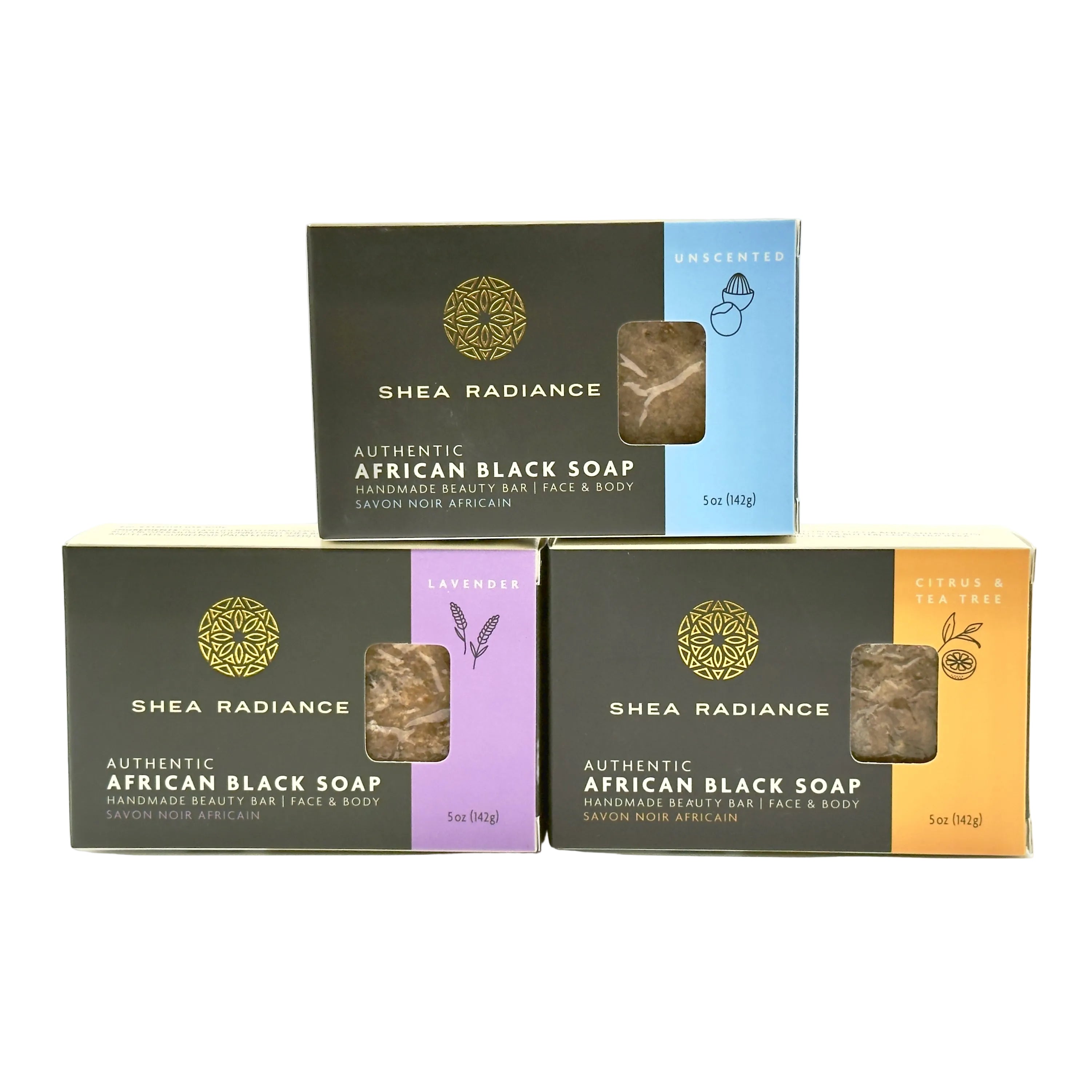 Shearadiance African Black Soap Bar