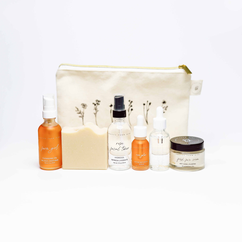 Pretty Farm Girl - Anti-Aging Skincare Routine Essentials Kit