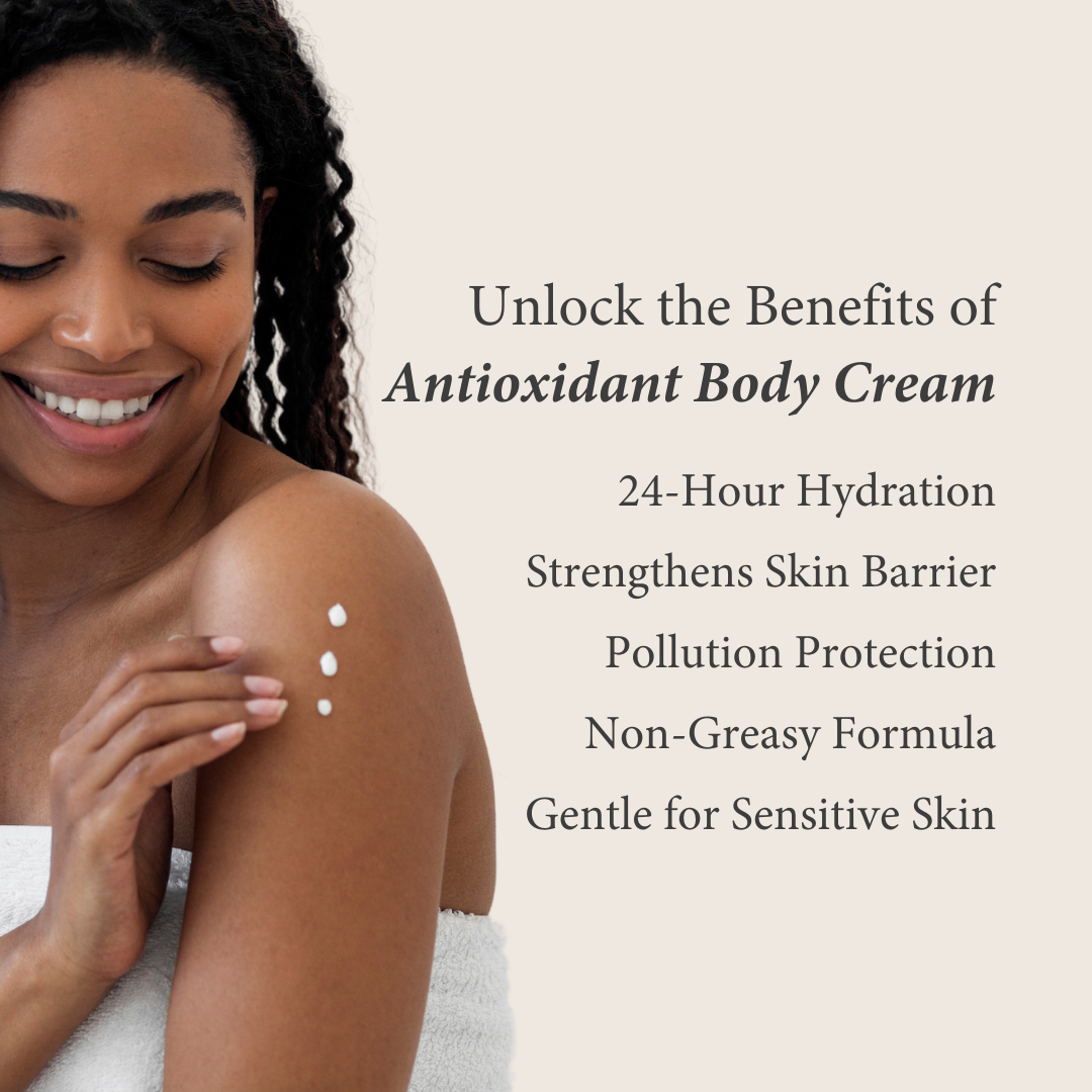 Shearadiance Antioxidant Body Cream for Dry & Sensitive Skin with Shea & Baobab Oil