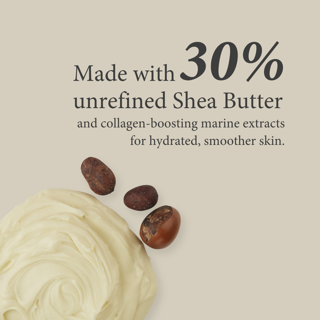 Shearadiance Antioxidant Body Cream for Dry & Sensitive Skin with Shea & Baobab Oil