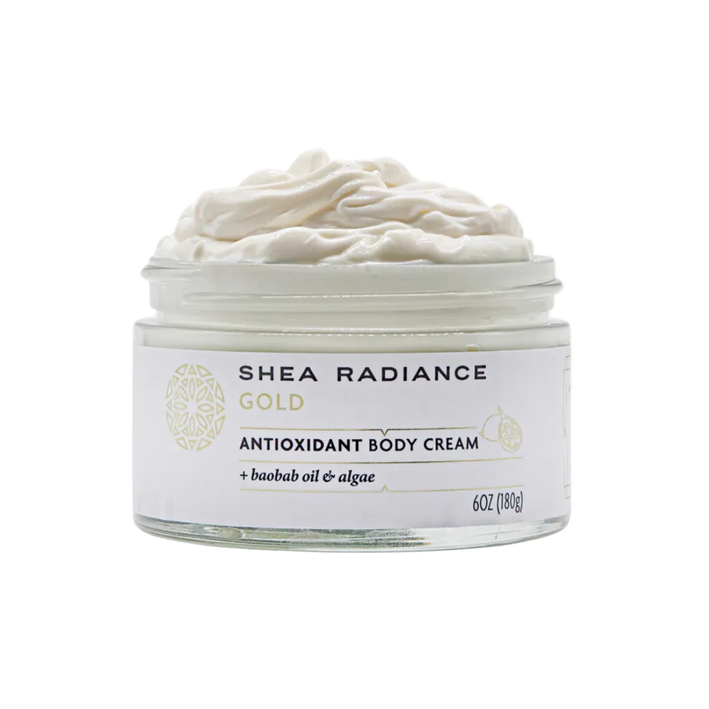 Shearadiance Antioxidant Body Cream for Dry & Sensitive Skin with Shea & Baobab Oil