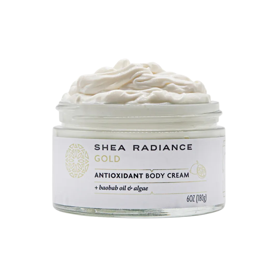 Shearadiance Antioxidant Body Cream for Dry & Sensitive Skin with Shea & Baobab Oil