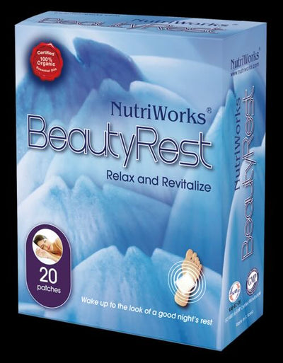 NutriWorks - Sleep Patch-It | Natural Foot Patches with Calming Essential Oils for Deep, Restful Sleep (20 Pieces)