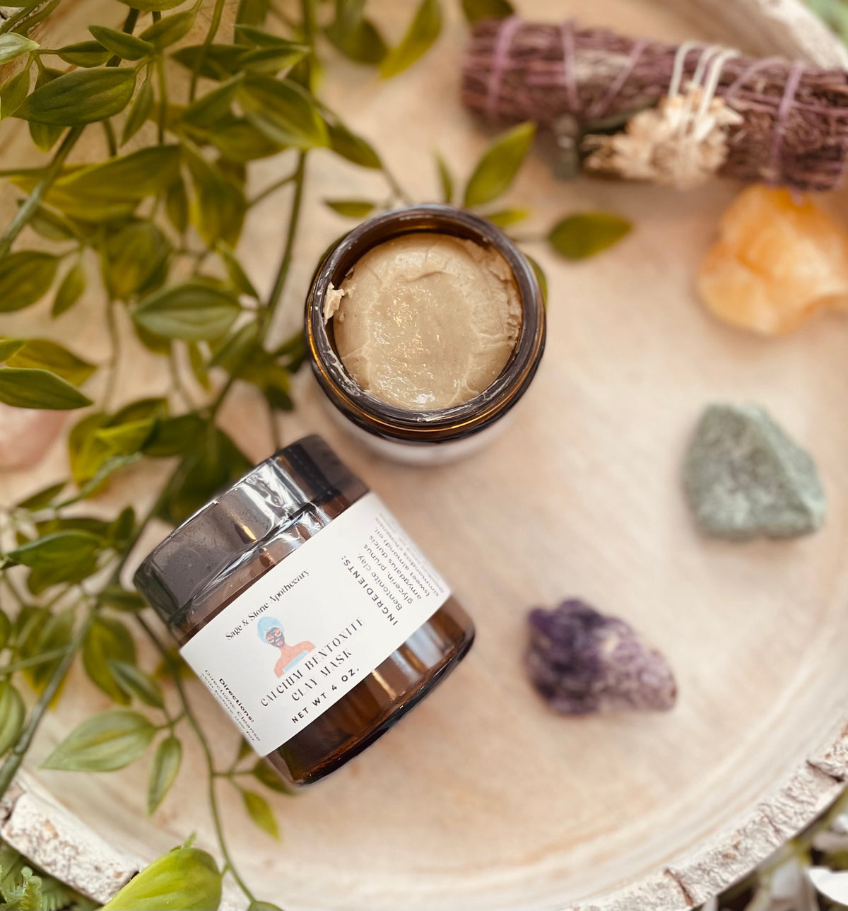 Sage & Stone Apothecary - Calcium Bentonite Clay Mask
