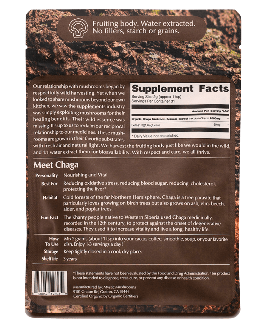 Ora Cacao Chaga