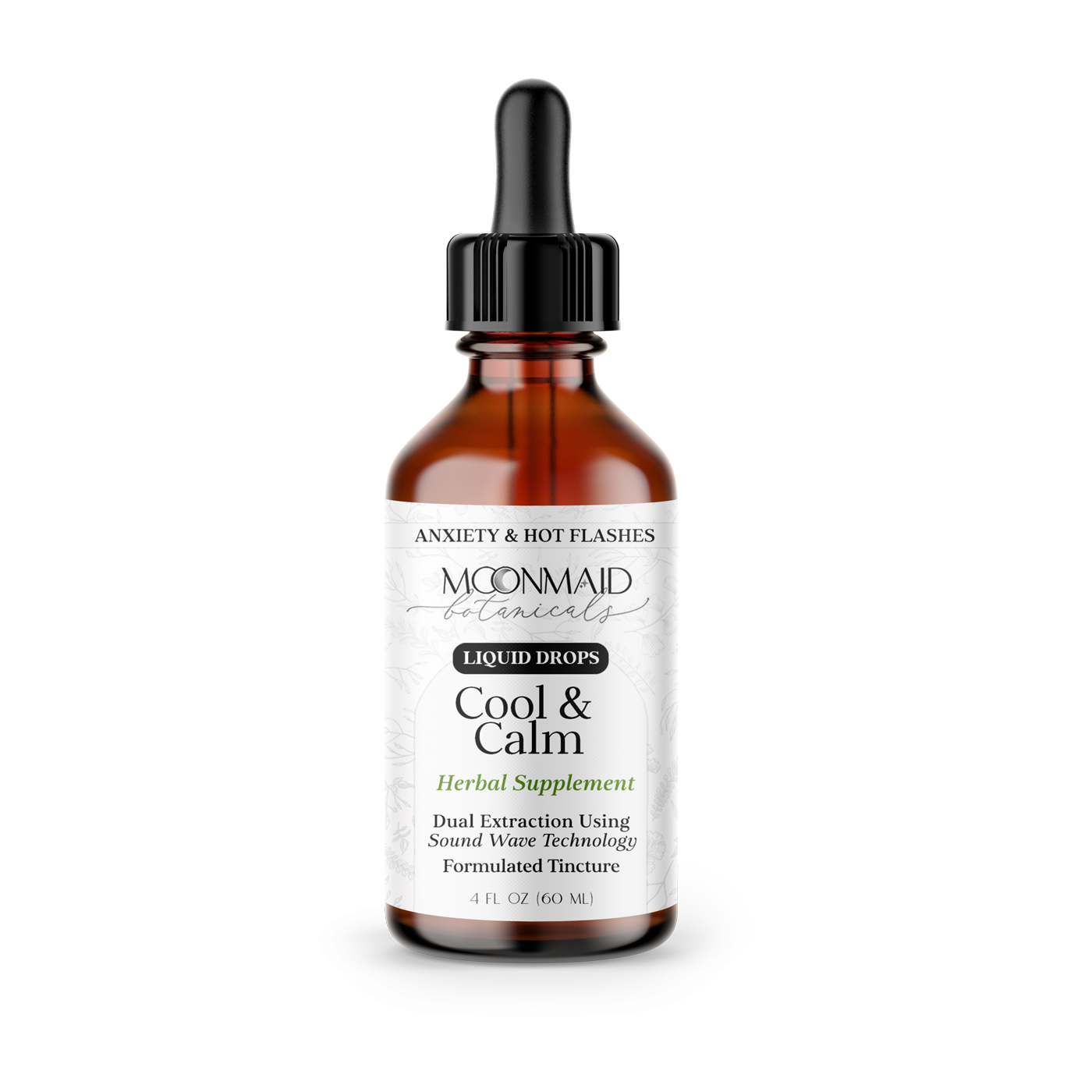 MoonMaid Botanicals - Cool & Calm | 2 oz Liquid Herbal Supplement