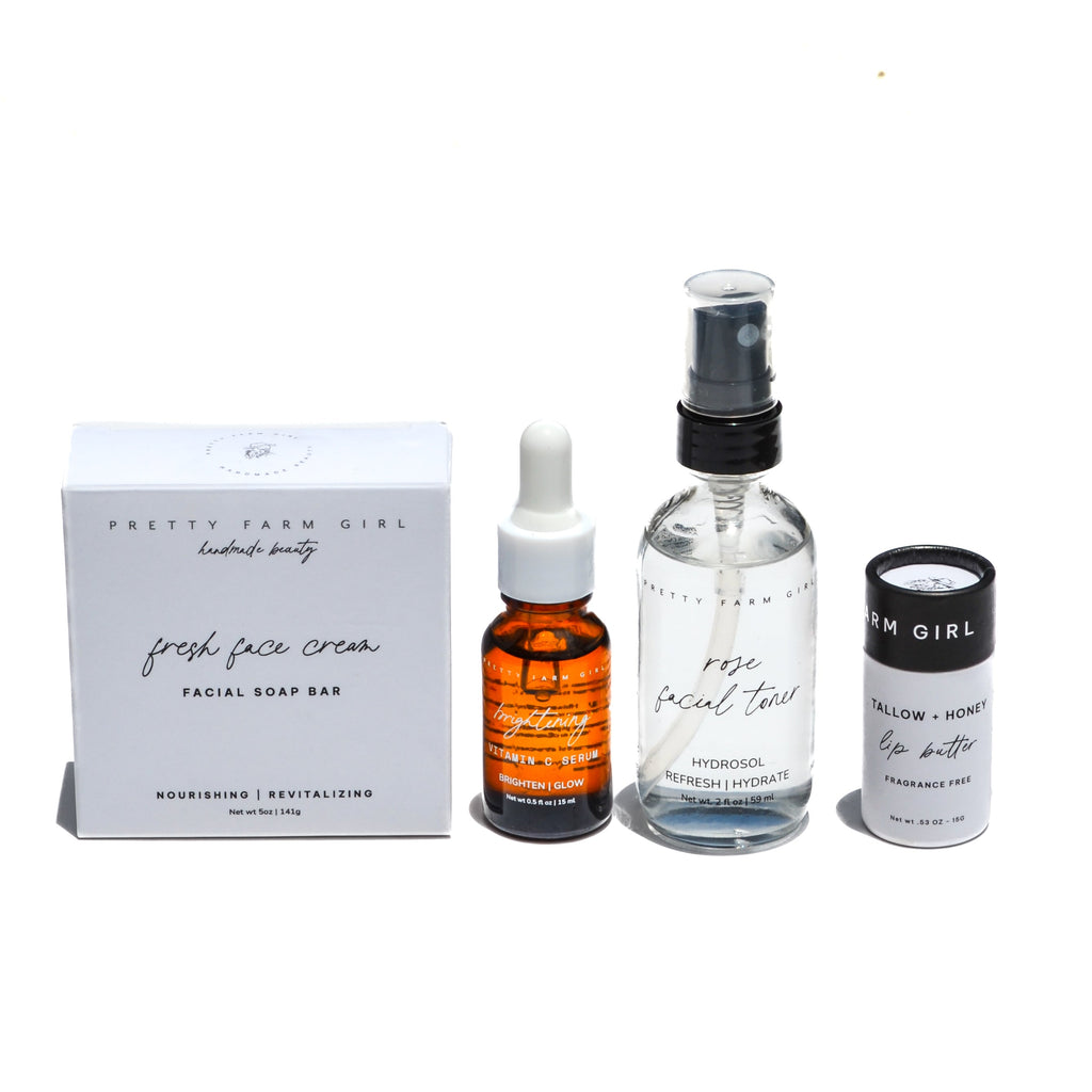 Pretty Farm Girl - Rooted and Ready: Travel-Size Skincare Essentials Kit