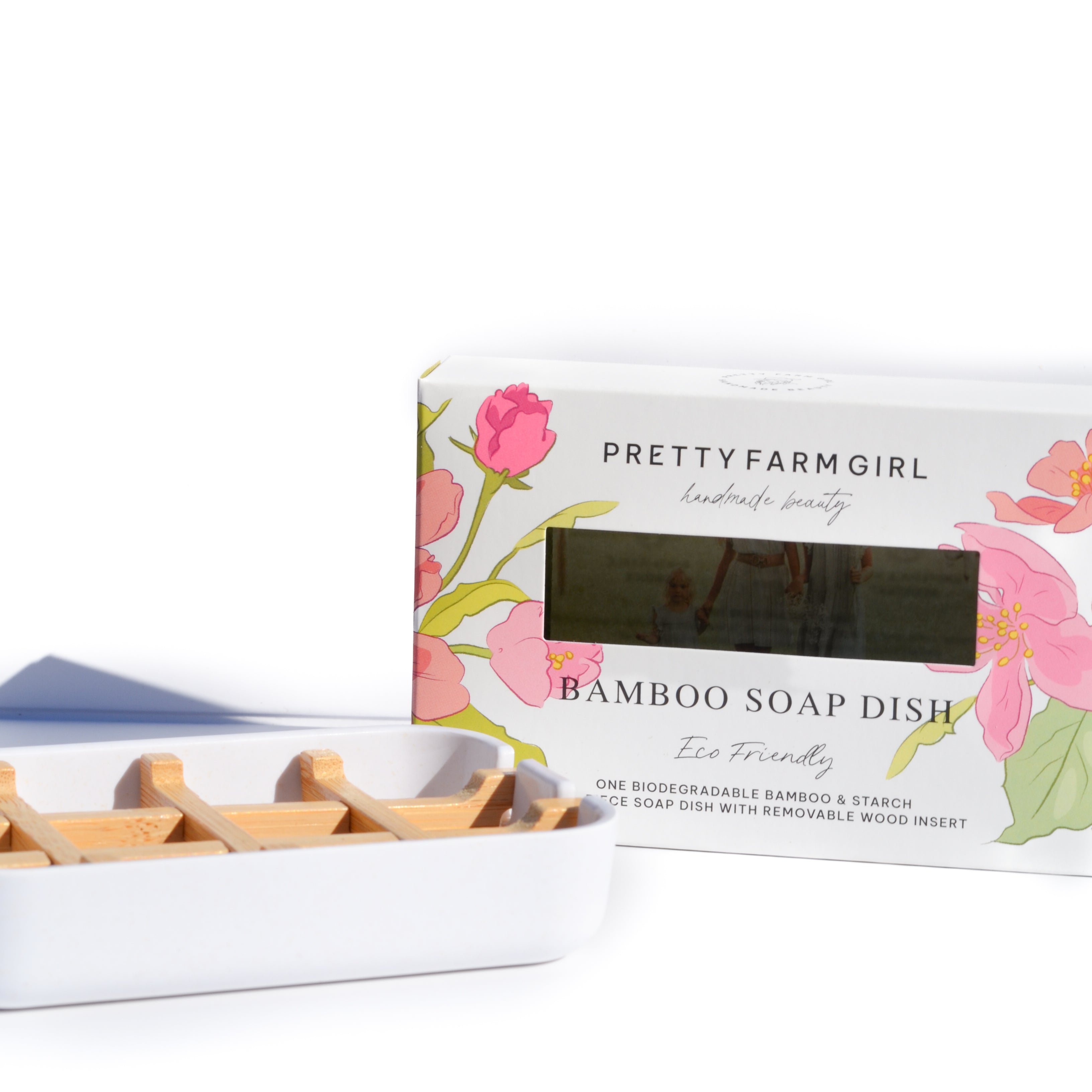 Pretty Farm Girl - Bamboo Soap Dish