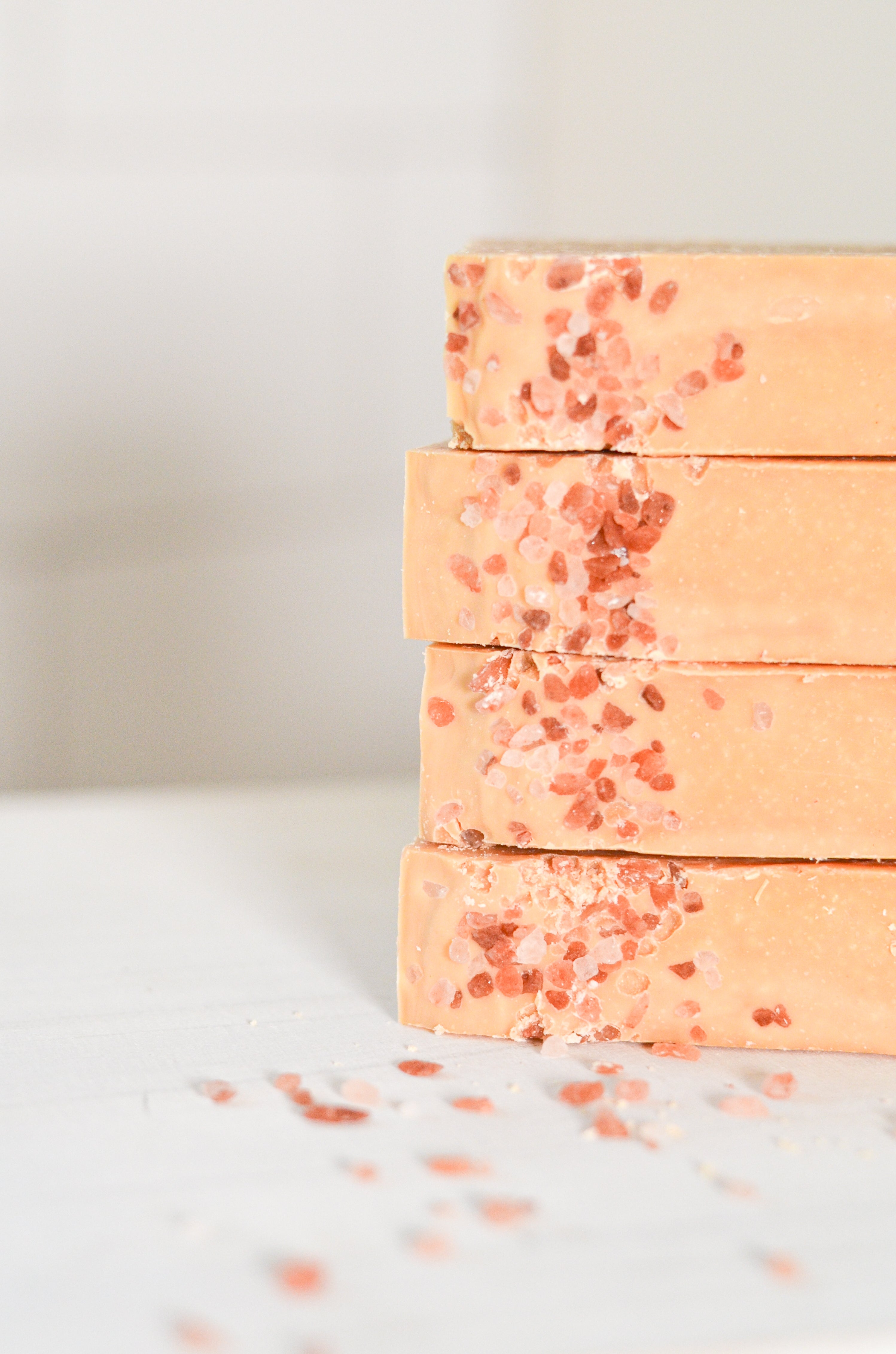 Pretty Farm Girl - Pink Salt + Grapefruit Cleansing Bar Handmade Tallow and Goat Milk Soap Bar