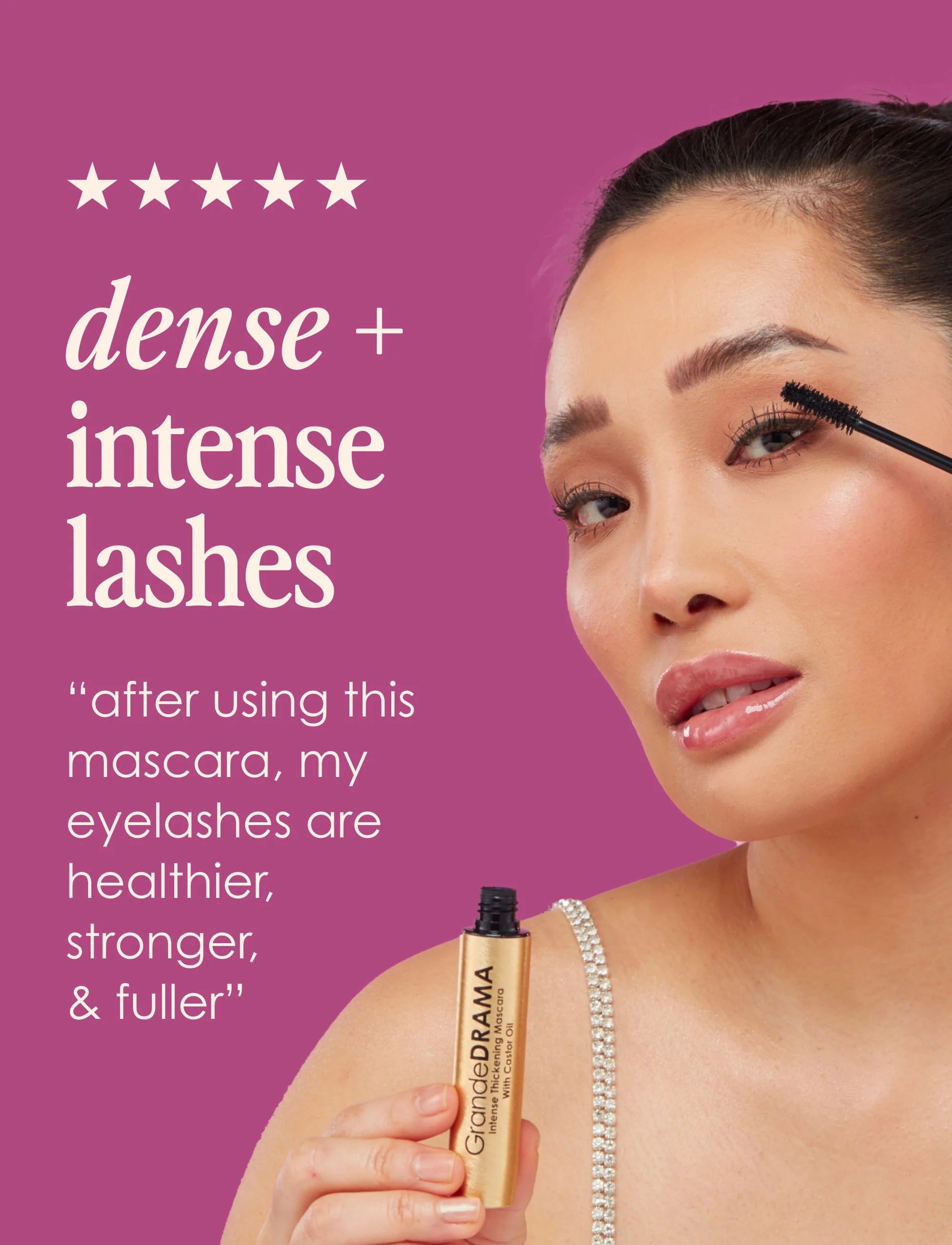 GrandeDRAMA - Intense Thickening Mascara with Castor Oil