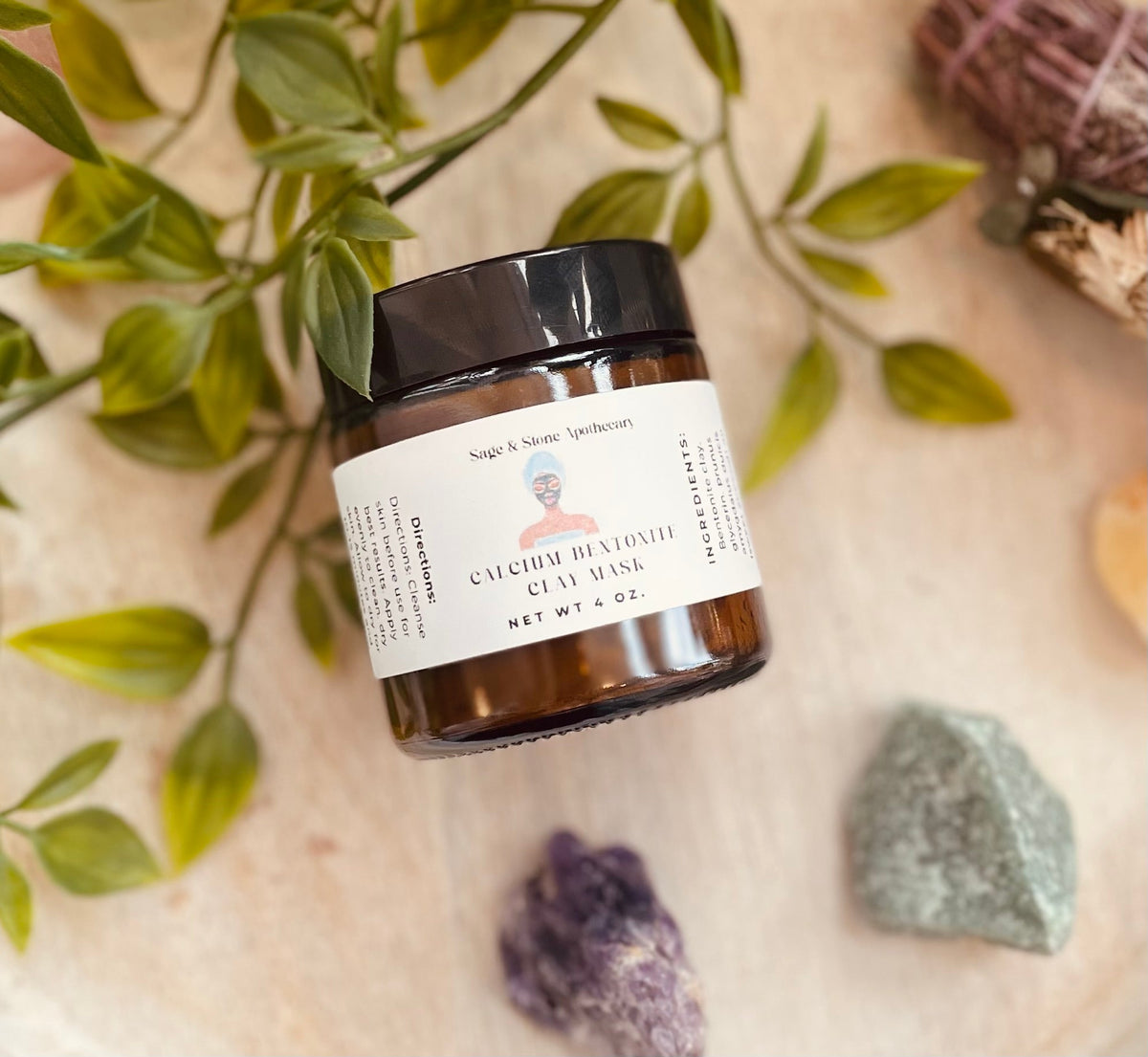 Sage & Stone Apothecary - Calcium Bentonite Clay Mask