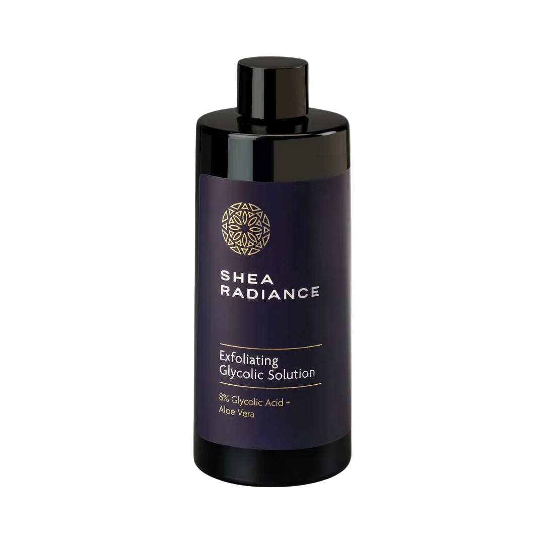 Shearadiance Gentle Exfoliating Glycolic Solution 8% with Aloe for Smoother, Brighter Skin